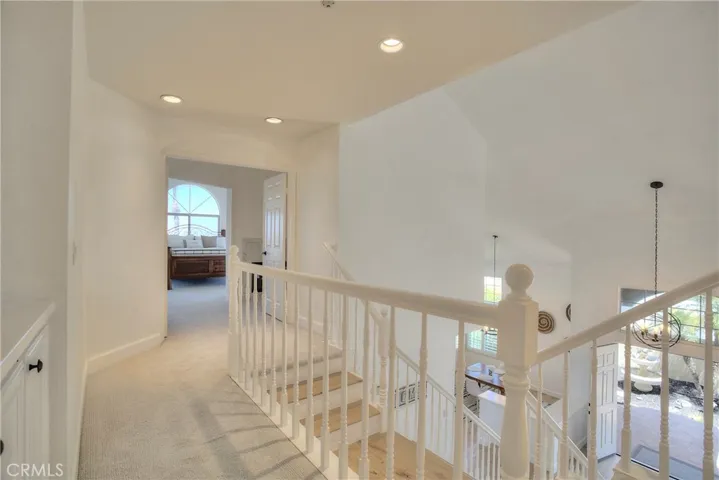 Second floor landing takes you to your master retreat