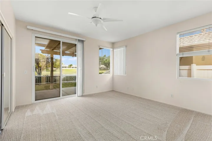 Master Bedroom with entry to patio