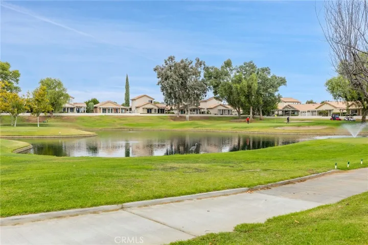 Golf Course view & lake view from patio
