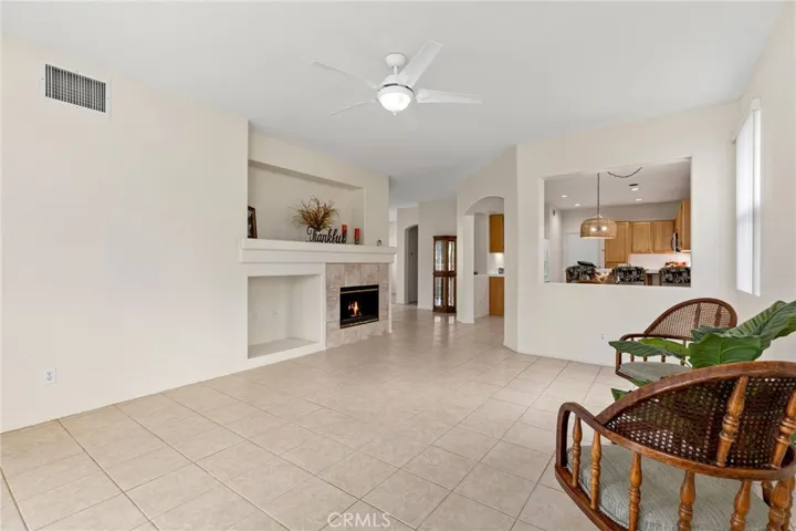 Living Room with entry to kitchen