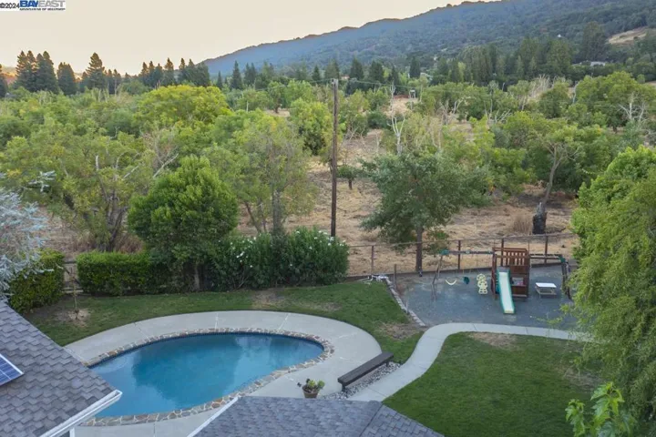 Aerial View of the Backyard