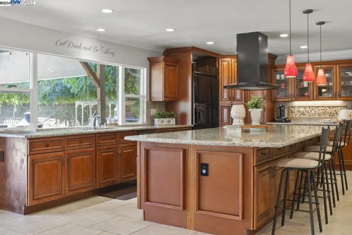 Expanded Kitchen with incredible island