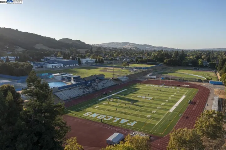 View of Foothill High - 5 min walk away