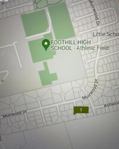 So close to Foothill High School