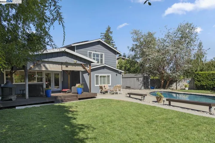 Rear View of the Home from Backyard