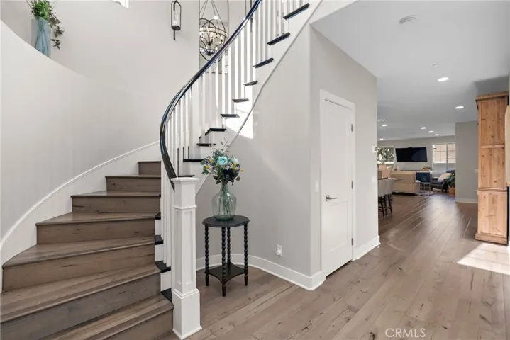 Beautiful entrance with high ceilings and plenty of natural lighting.
