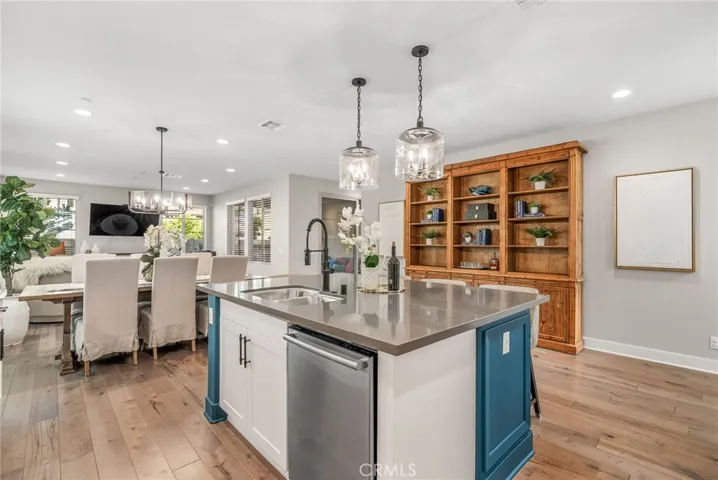 View from the pantry facing the kitchen.