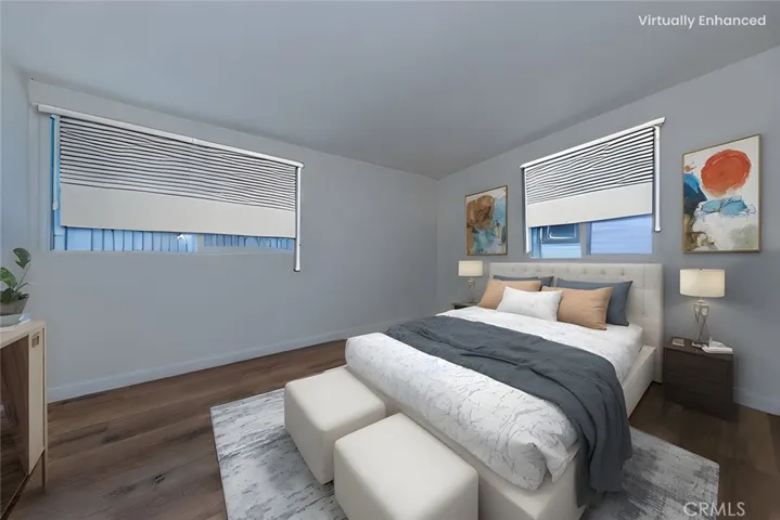 Virtually Staged Bedroom Two Back House