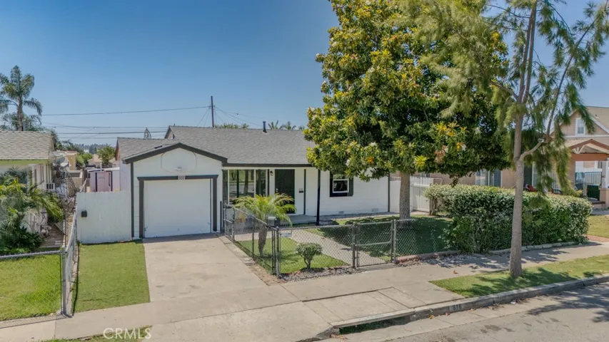Fenced and Gated front Yard