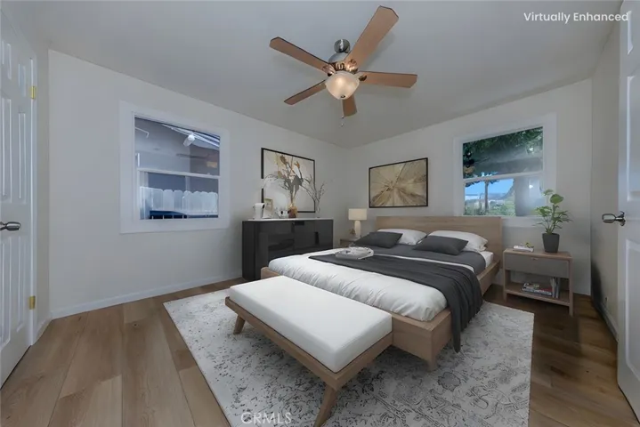 Virtually Staged Front Bedroom Front House