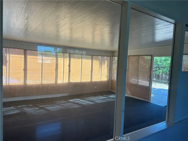 Enclosed Patio from Living Room