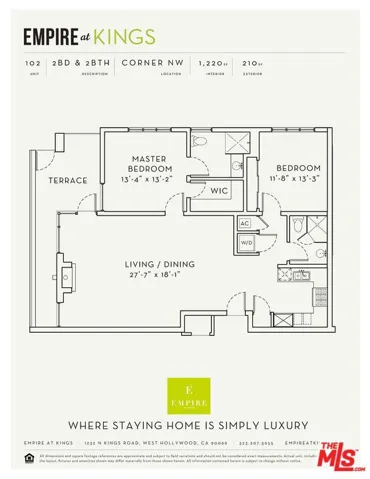 1232 N Kings Road 102, West Hollywood, California 90069