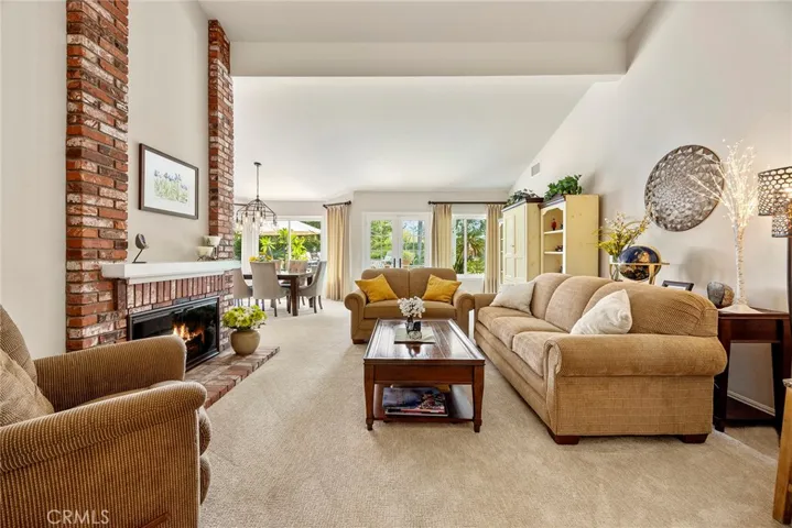 High ceilings and large paned windows give the home plenty of light & and an airy feeling throughout.