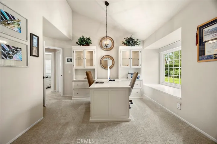 Bedroom #4 has inviting bay window seating. It would be the perfect place to curl up with a good book.