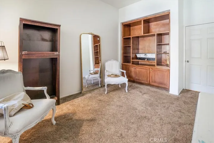 Mother-in-Law sitting area with built in storage
