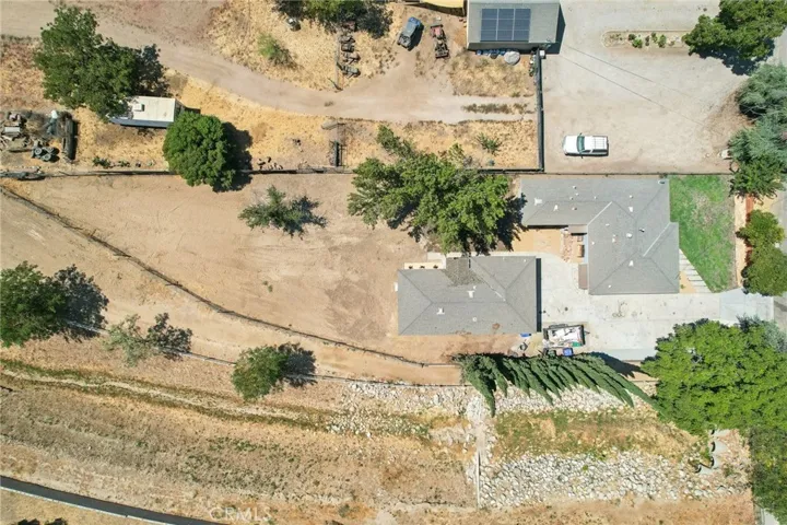 ariel view of subject home