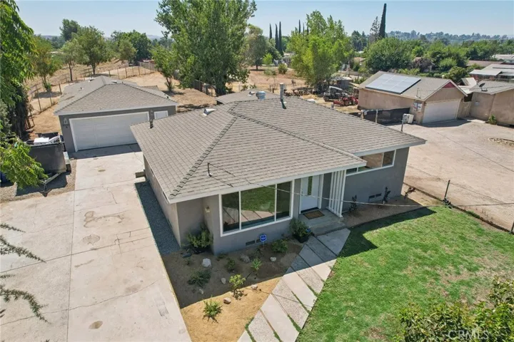 Ariel View of both home and garage
