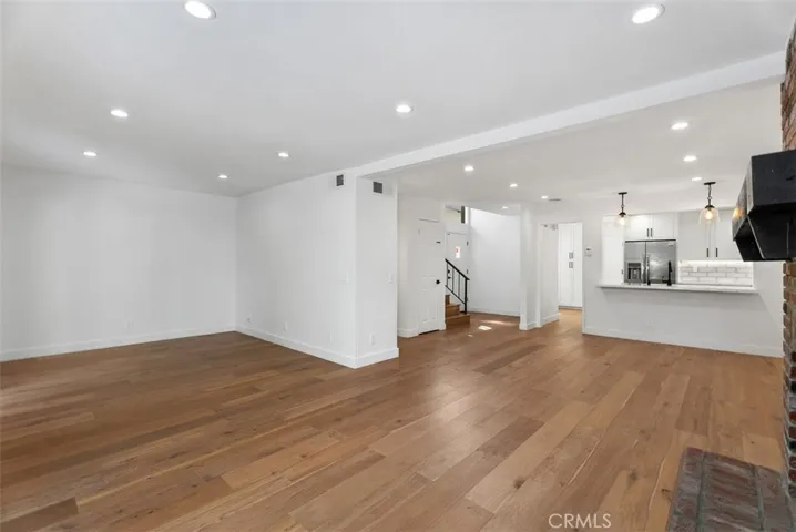 Living Area Looking Toward Entry And Kitchen.