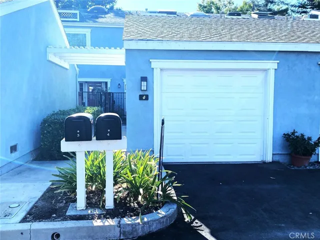 The Garage and your mail is delivered right
 almost to your front door. and its located in the mail boxes by the Newer Garage door.