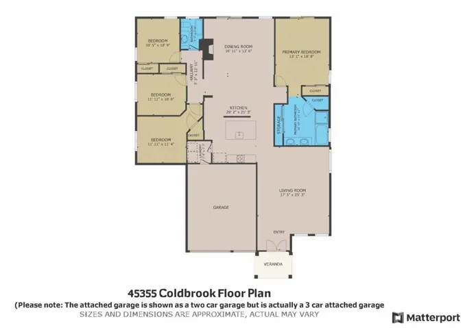 45355 Coldbrook Floor Plan