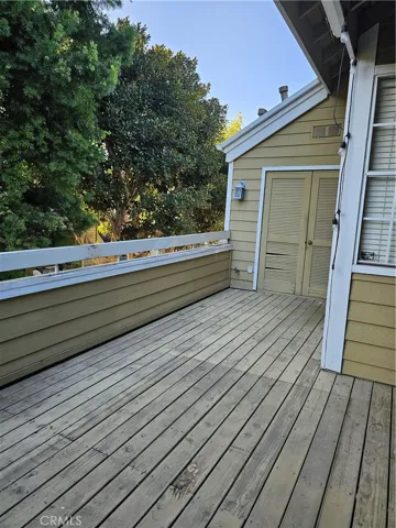 Spacious balcony that can be accessed from primary bedroom or Family Room.