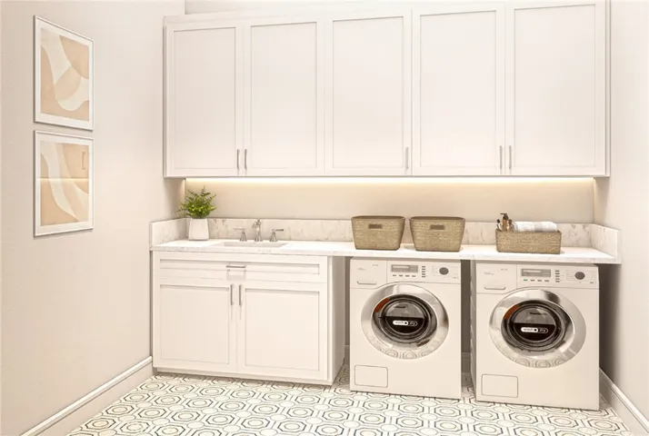 Laundry room Rendering