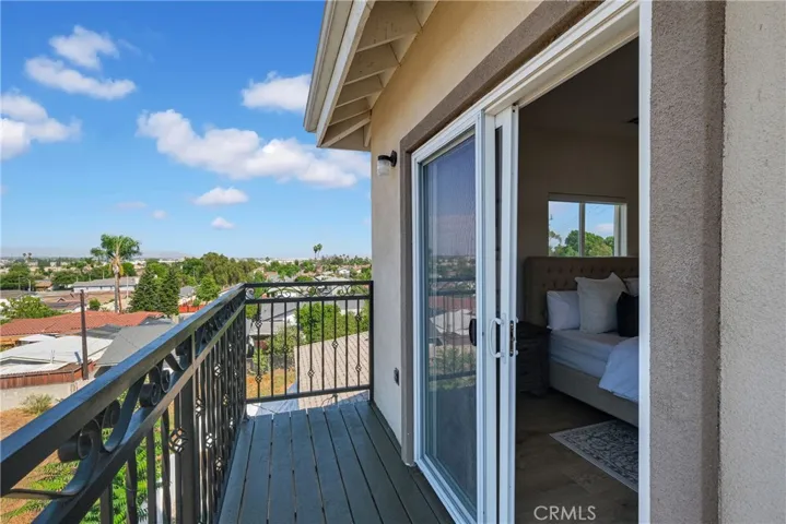 primary bedroom balcony