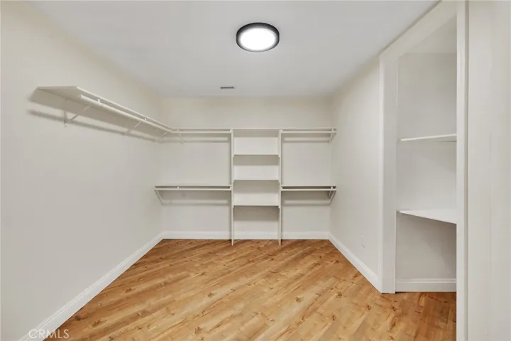 Primary room closet