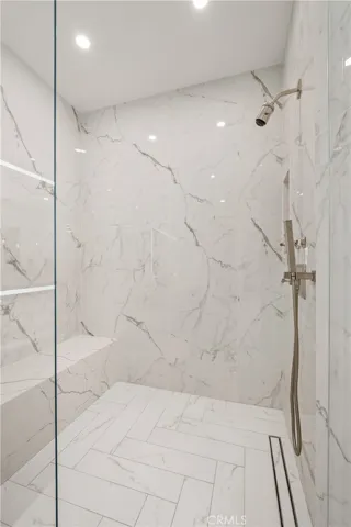 Master shower