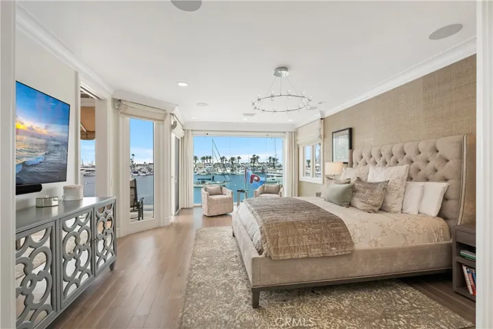 Master bedroom with sitting area