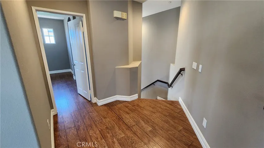 Hallway off stairs into master bedroom