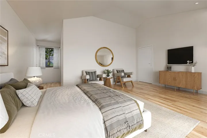 Virtual Renovation utilizing attached 2-car garage to create additional Primary Suite