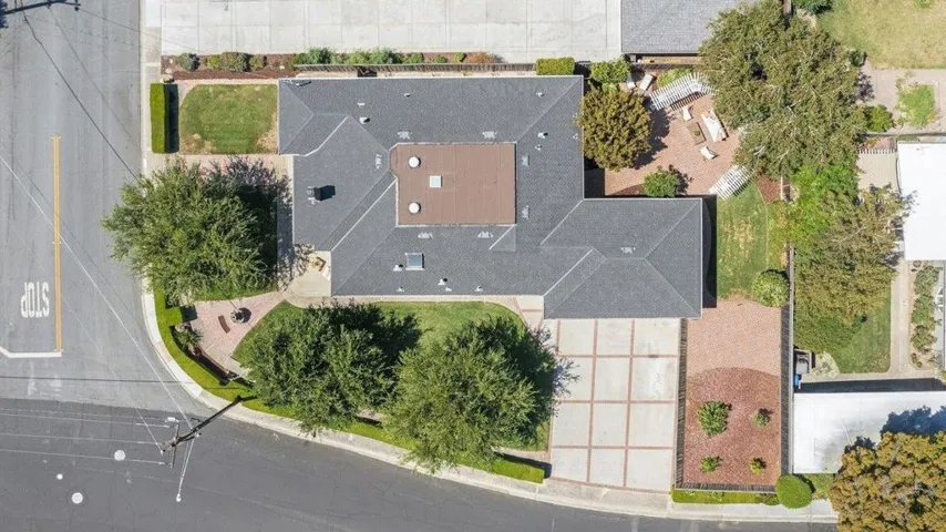 Rendering of backyard showing no shed and taking fence line out past driveway.Add'l 1,200 S.F