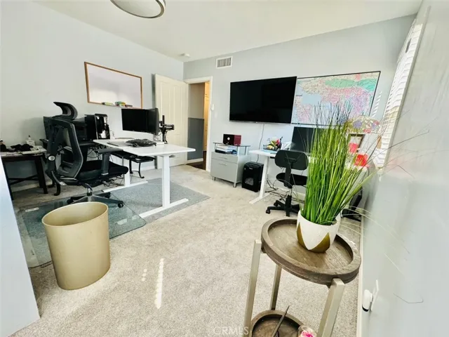 Bedroom currently used as an office