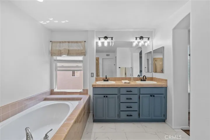 The primary bathroom