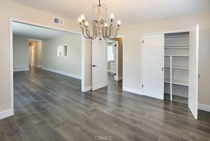 Separate dining room with storage, can also a flexible space that can be used for many possibilities.
