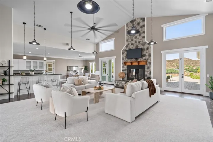 Main Living Room w/ fire place