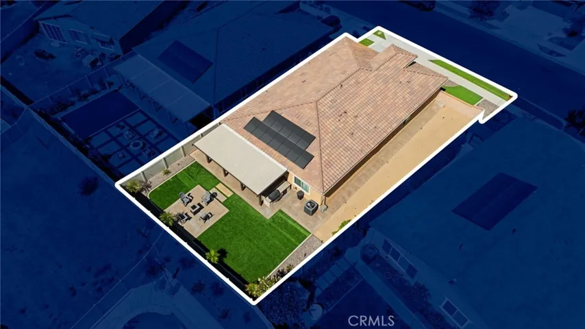 Photo has been virtually enhanced - property lines are not exact