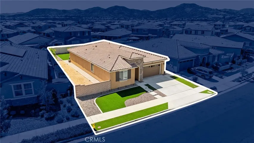 Photo has been virtually enhanced - property lines are not exact