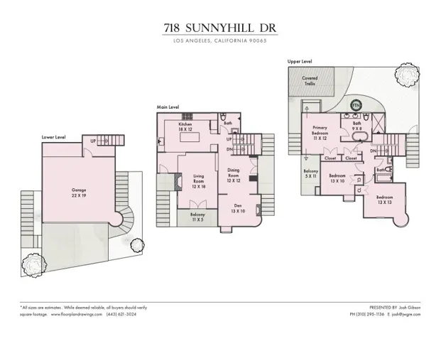 718 Sunnyhill Drive, Los Angeles, California 90065
