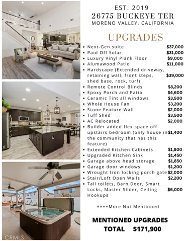 Upgrades List
