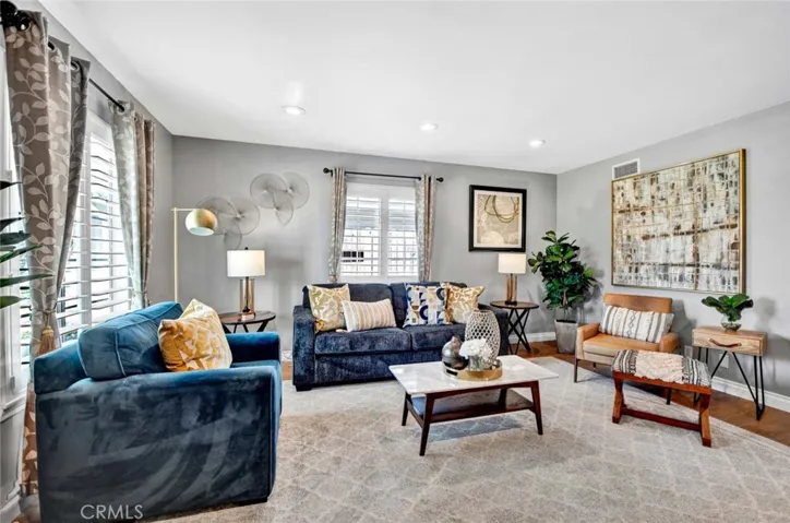 Recessed Lighting, Plantation Shutters, Designer Paint, High Baseboards