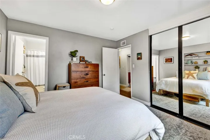 Primary Suite has Mirrored Organized Closets and an All New Ensuite Bathroom