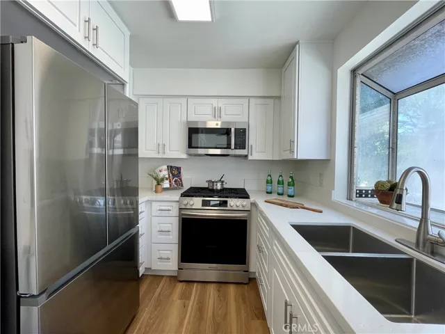 New stainless steel appliances