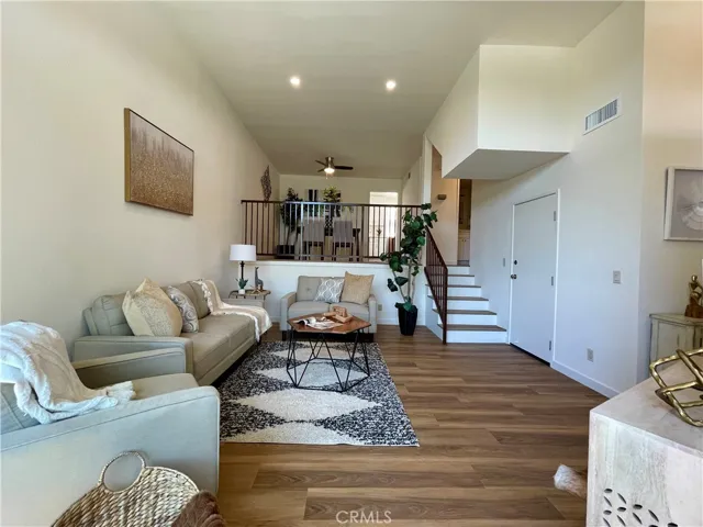 Living and dining rooms