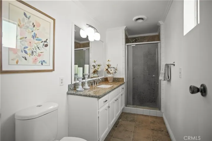 Remodeled Shower off Master Bedroom