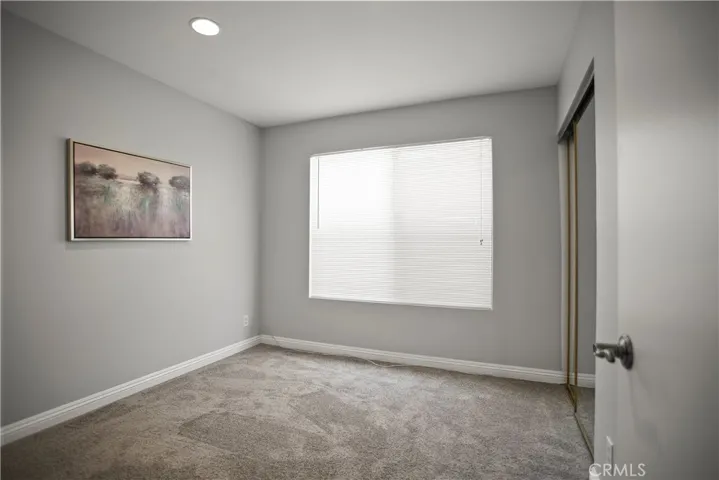 Mirrored Closet Doors with Built In Shelving