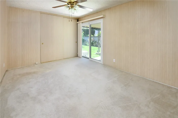 Bedroom #4 w/Sliding Glass Door to Patio