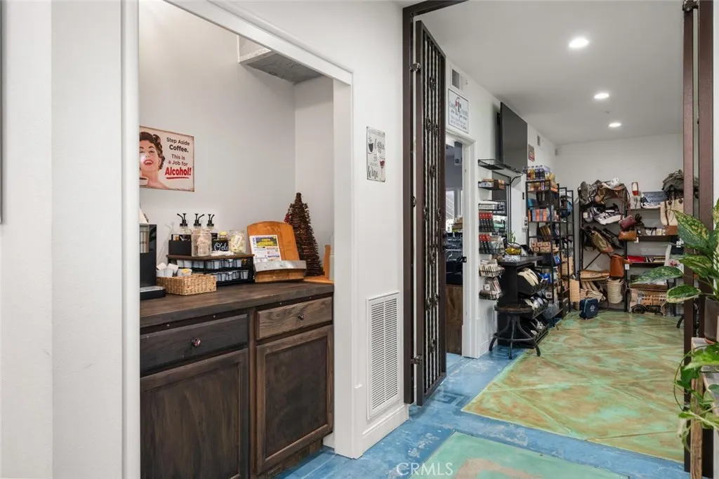 retail room with holiday decor