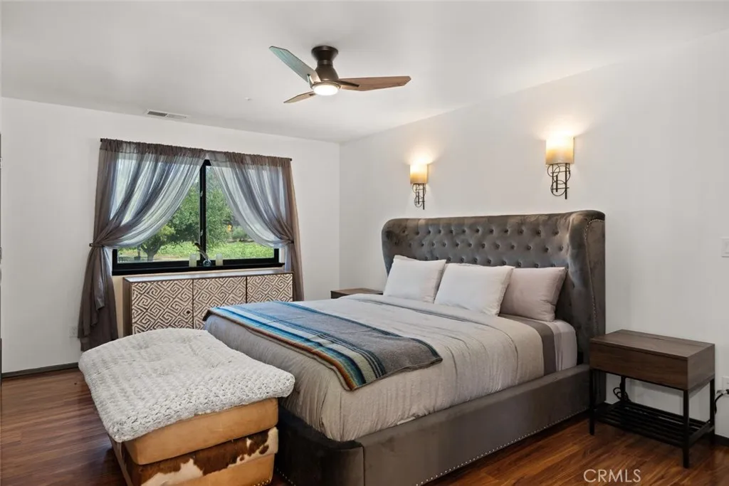 apartment primary bedroom